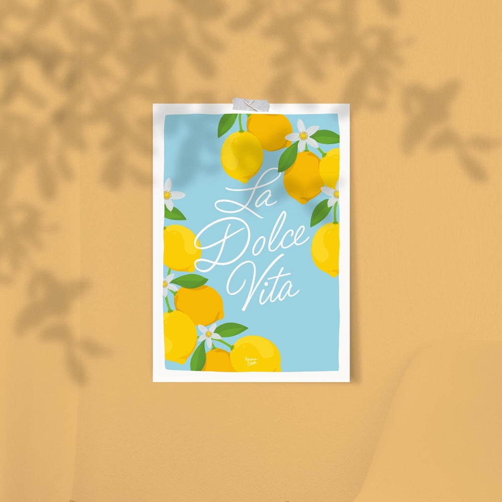 Lámina limones La Dolce Vita