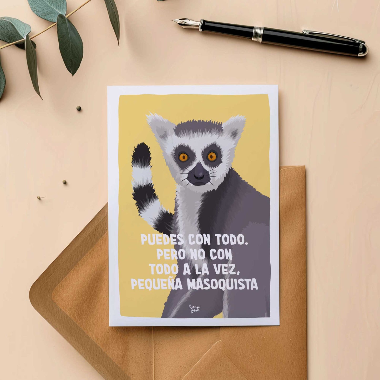 Mini Lámina / Puedes con todo. Pero no con todo a la vez, pequeña masoquista