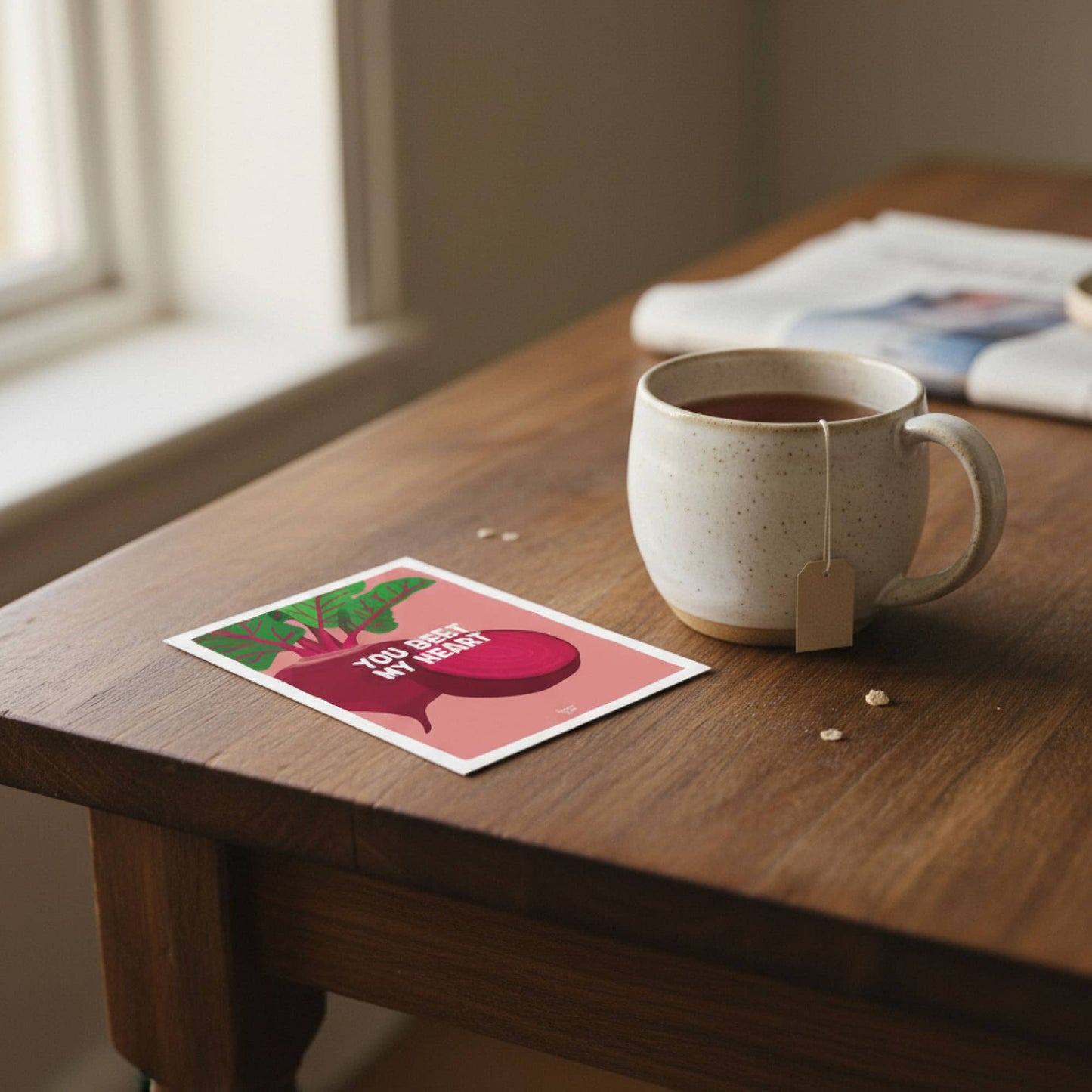 Mini Print / Postcard You beet my heart