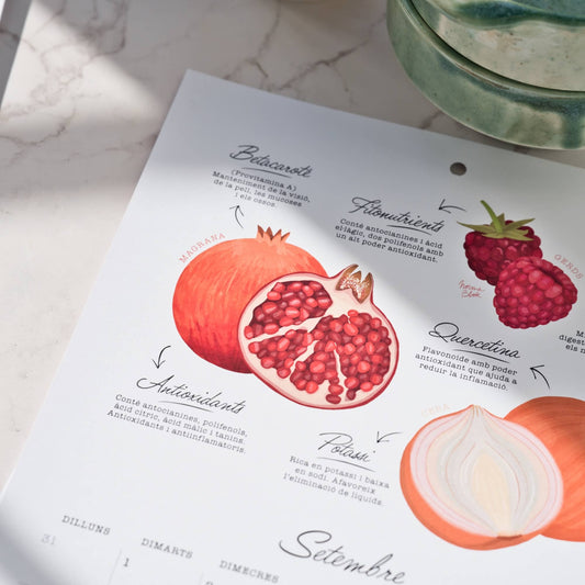 Calendario 2027 Frutas y Verduras de temporada