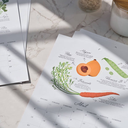 Calendario 2027 Frutas y Verduras de temporada