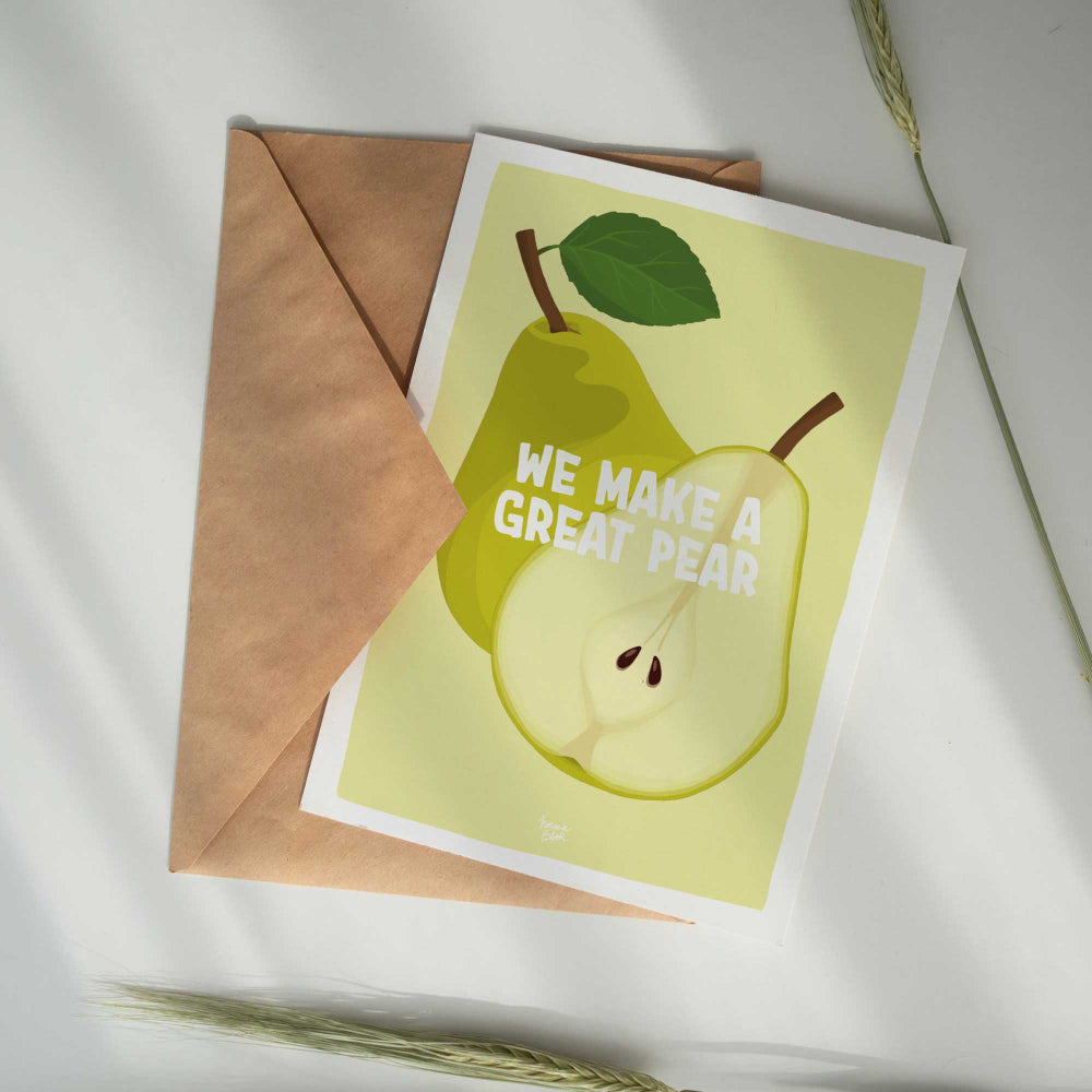 Sassy and sweet botanical pun mini print for kitchen decor by normablok