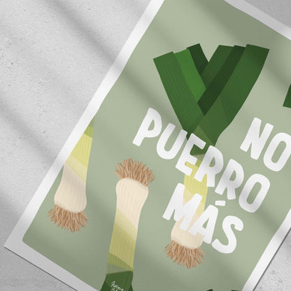 No puerro más Art Print