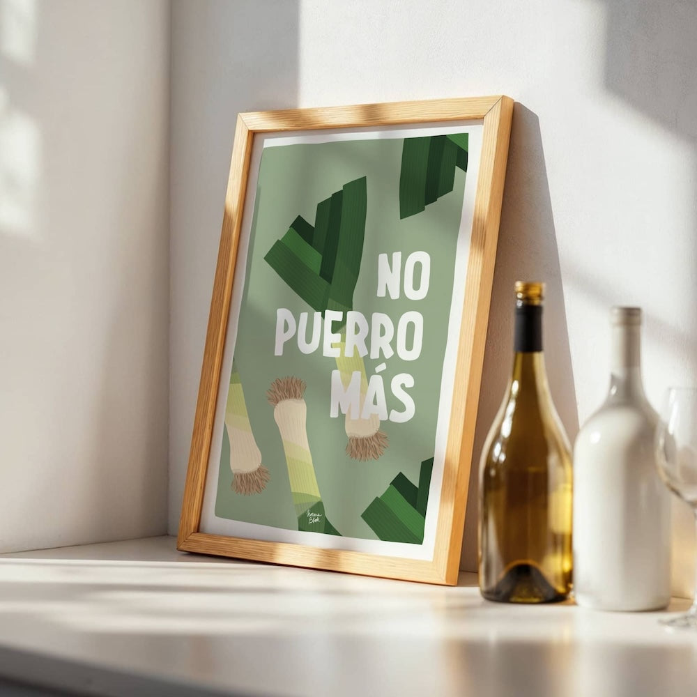 No puerro más Art Print