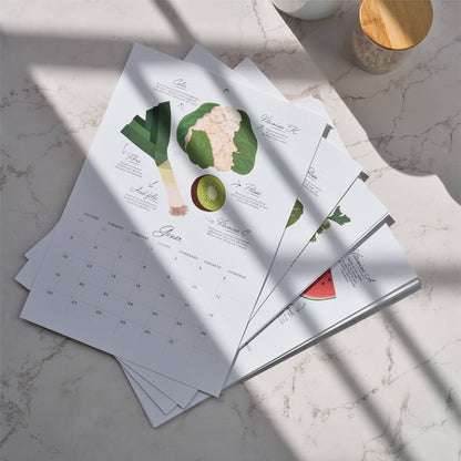 Calendario 2027 Frutas y Verduras de temporada