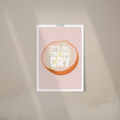 Lámina It's ok you can cry