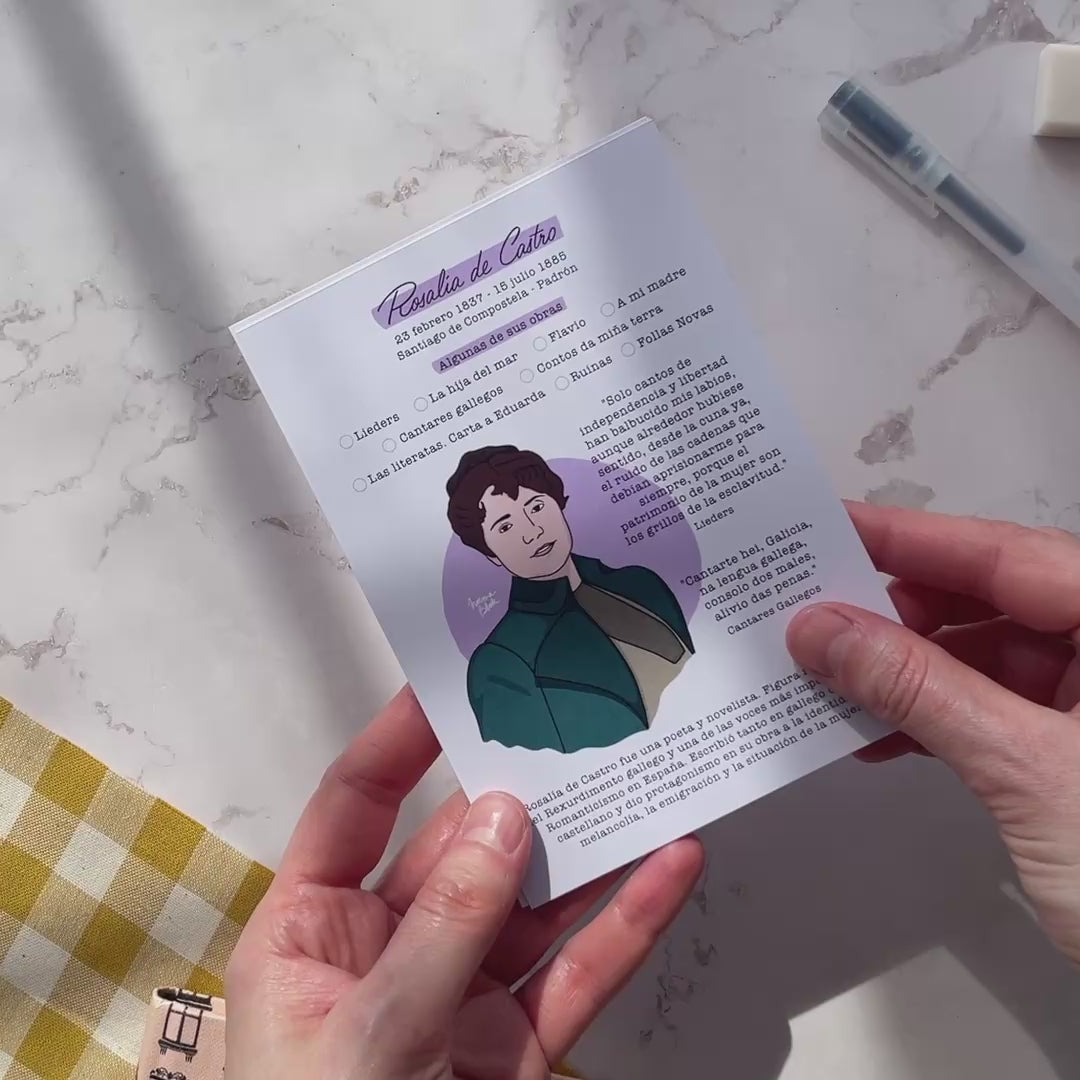 Charlotte Brontë reading log card inspired by Jane Eyre’s independence, perfect for tracking literary memories by Normablok.