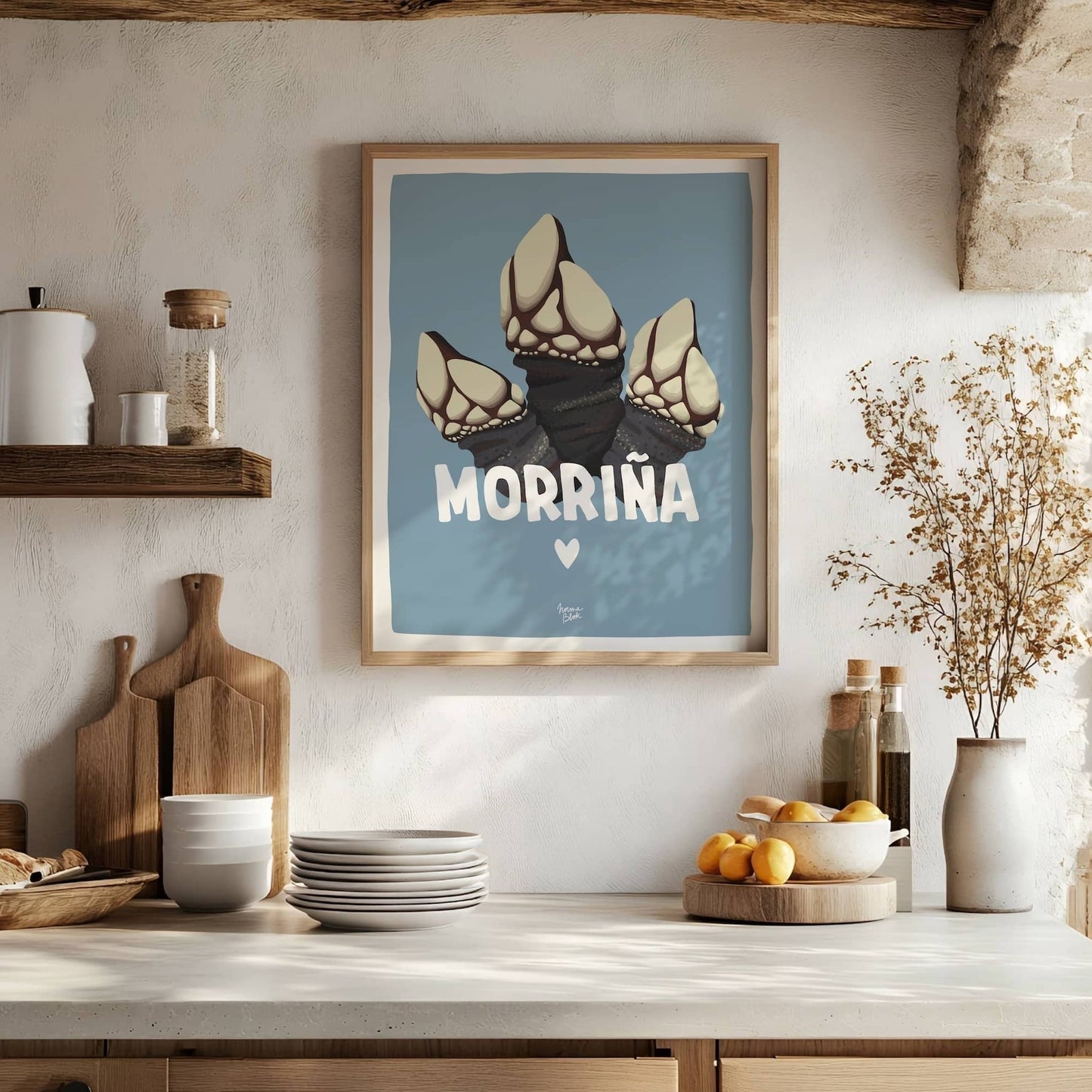 Lámina Ilustración Percebe Morriña